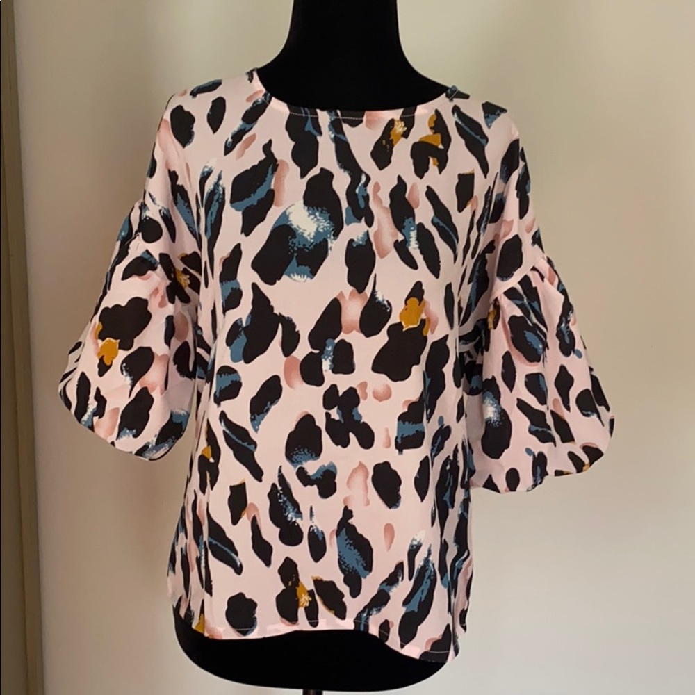 NWOT Animal Print Top
